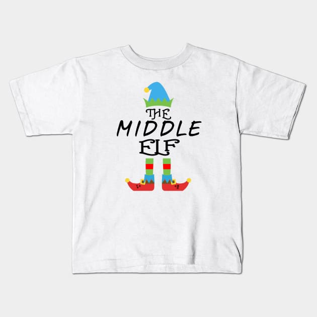 The Middle Elf Matching Family Group Christmas Party Kids T-Shirt by CareTees